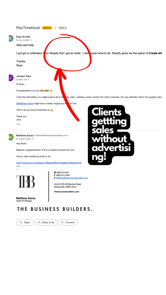 Client message