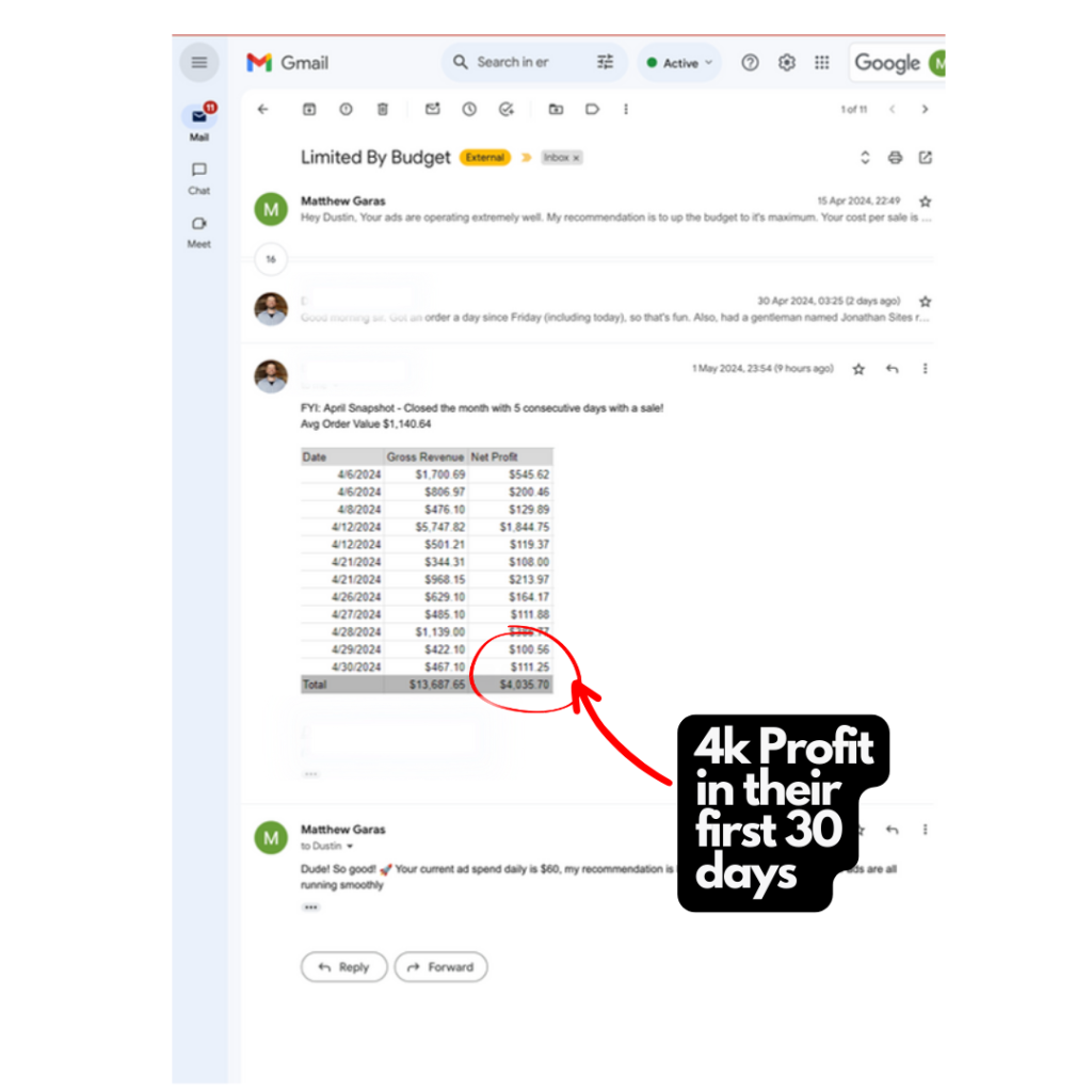 Client message